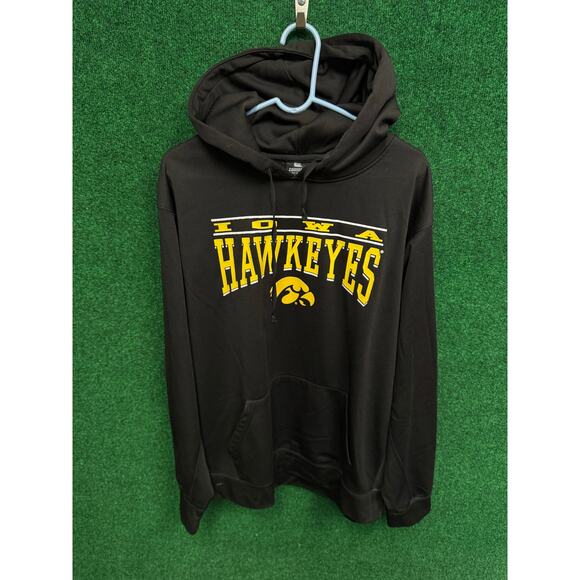 University of Iowa Black Hoodie Sweatshirt Sz XXL Unisex Men's NCAA - Picture 1 of 5